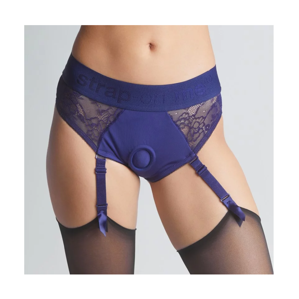 HARNESS LINGERIE DIVA - S - NIGHT BLUE