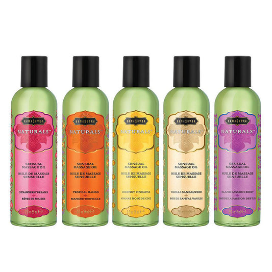 Display - Naturals Massage Oil Prepack