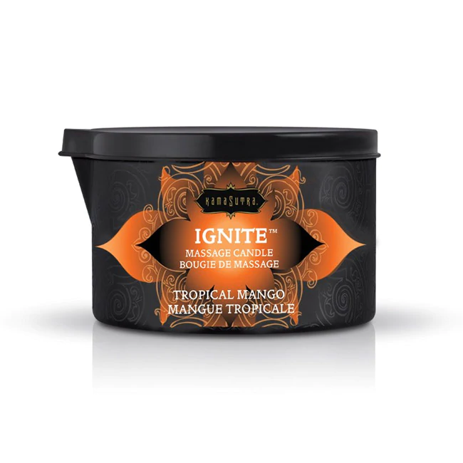 Ignite Massage Oil Candle Tropical Mango